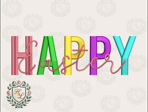Colorful Easter Embroidery Files