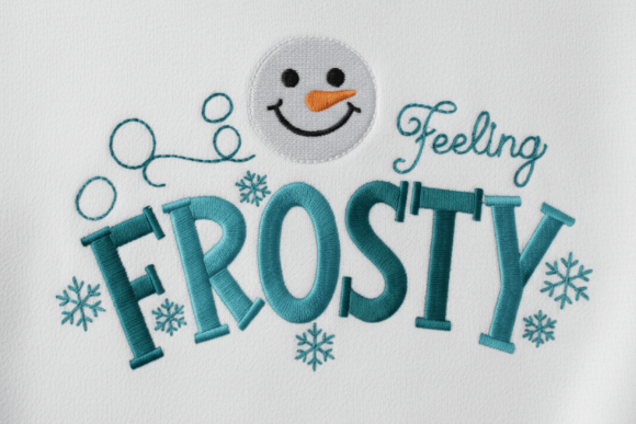 Feeling Frosty Embroidery Design