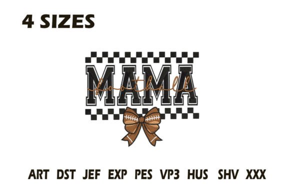 Football Mama Embroidery