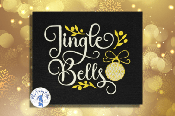 Jingle Bells Embroidery Design