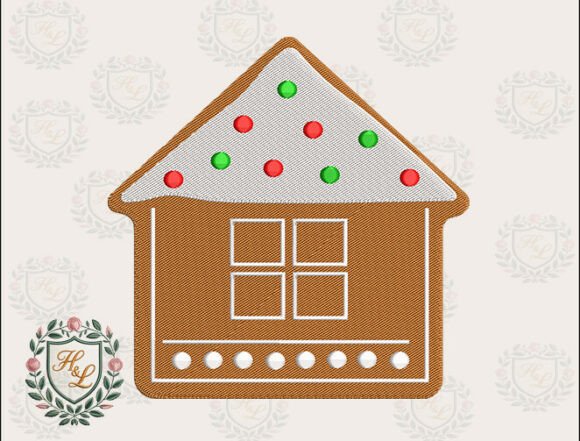 Merry Christmas House Embroidery Files