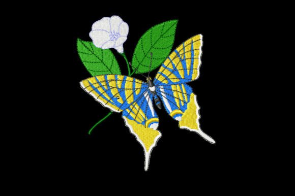 Set Butterfly Embroidery Designs