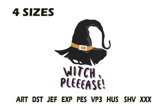 Witch Pleeease Embroidery