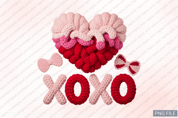 Xoxo Embroidery, Valentine’s Day Design